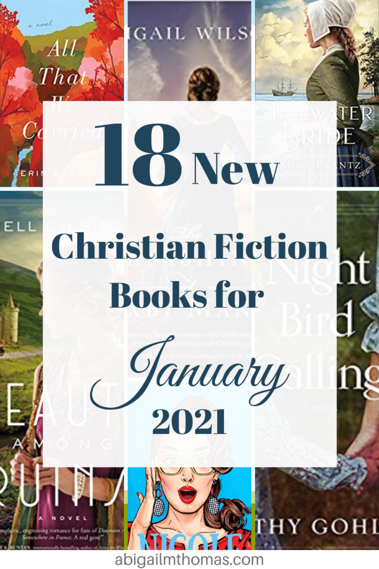 18 New Christian Fiction Books for January 2021 Abigail M Thomas